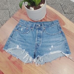 Levi's × Revolve Oxnard Athens High Rise Frayed Shorts